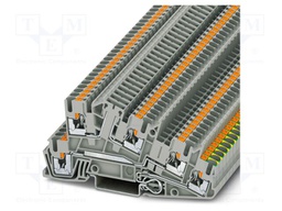 Splice terminal: rail; 400V; push-in; PA; 0.14÷4mm2; terminals: 5