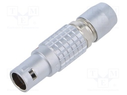 Connector: circular; Series: 1B; plug; male; soldering; for cable