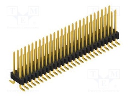 Connector: pin strips; pin header; male; PIN: 54; 1.27mm; SMT; 2x27