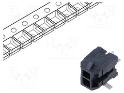 MicroFit 3.0 RA Hdr/Nail DR Tin 2Ckt