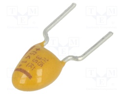 Capacitor: tantalum; 10uF; 25VDC; THT; ±10%; -55÷125°C; Series: T356