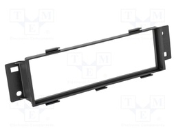 Radio frame; Mercedes,Nissan,Renault; 1 DIN; black
