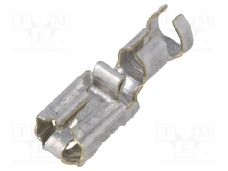 Terminal: flat; 6.3mm; 0.8mm; female; 4÷6mm2; crimped; for cable