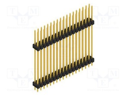 Connector: pin strips; pin header; male; PIN: 36; 2.54mm; THT; 2x18