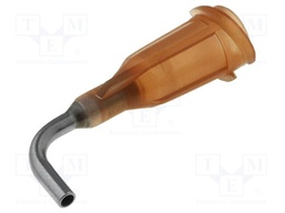 Needle: steel; 0.5"; Size: 15; bent at 90°; 1.37mm