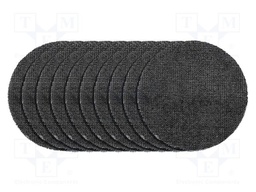Cleaning cloth: sanding screen; Granularity: 80; Mounting: bur