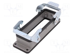 Enclosure: for HDC connectors; size D24B; with double latch