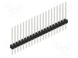 Connector: pin strips; pin header; male; PIN: 20; 2.54mm; THT; 1x20
