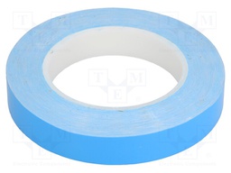 Tape: heat transfer; W: 19mm; L: 25m; D: 0.2mm; 800mW/mK; LDPE; 6kV/mm