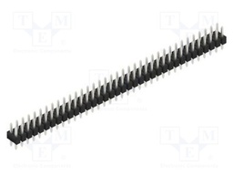 Connector: pin strips; pin header; male; PIN: 72; 2.54mm; THT; 2x36