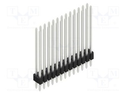 Connector: pin strips; pin header; male; PIN: 26; 1.27mm; THT; 2x13