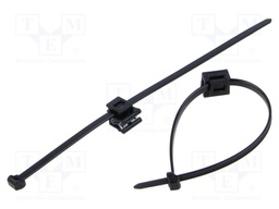 Cable tie; with fixing lugs,with fixing for edges