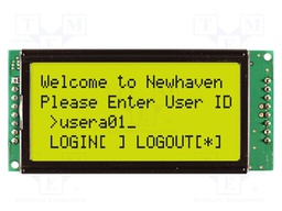 Display: LCD; STN Positive; 20x4; grey; 79x36mm; LED; 1x8; 3.3V