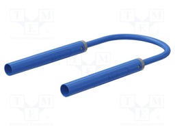 Test lead; 32A; insulated; Urated: 1kV; Len: 1.5m; blue