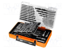 Kit: screwdriver bits; hex key,Phillips,Pozidriv®,slot,Torx®