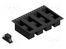 Connector: pin strips; pin header; male; PIN: 14; 2.54mm; SMT; 2x7