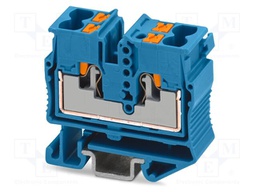 Splice terminal: rail; 24A; 800V; push-in; PA; L: 32.1mm; 0.14÷4mm2