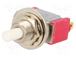 Switch: push-button; Pos: 2; SPDT; 0.02A/20VAC; 0.02A/20VDC; none