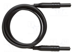 Test lead; 10A; 4mm banana plug-4mm banana plug; insulated