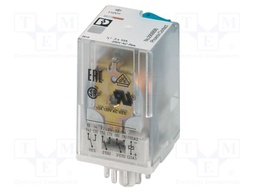 Relay: industrial; Mounting: socket