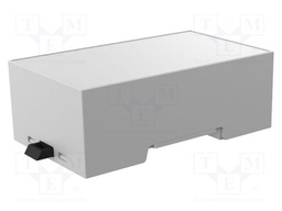 Enclosure: for DIN rail mounting; Y: 90mm; X: 53.3mm; Z: 32mm; grey