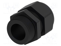 Cable gland; without nut; PG16; IP68; Mat: polyamide; black