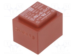 Transformer: encapsulated; 2VA; 230VAC; 6V; 333mA; Mounting: PCB