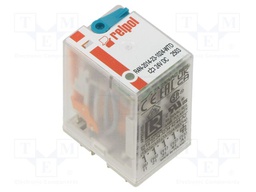 Relay: electromagnetic; 4PDT; Ucoil: 24VDC; Icontacts max: 7A; R4N