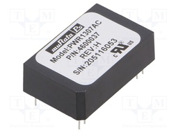 Converter: DC/DC; 1.5W; Uout: 12VDC; Uout: 12VDC; Iout: 125mA