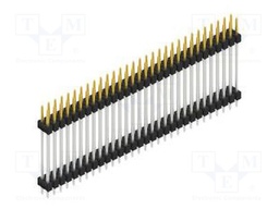 Connector: pin strips; pin header; male; PIN: 60; 2.54mm; THT; 2x30