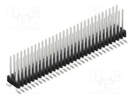 Connector: pin strips; pin header; male; PIN: 62; 1.27mm; SMT; 2x31