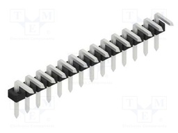 Connector: pin strips; pin header; male; PIN: 14; 2mm; THT; 1x14
