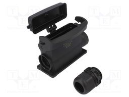 Enclosure: for rectangular connectors; Han Eco B; size 24B; M40