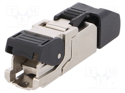 Plug; RJ45; PIN: 8; Cat: 5e; shielded; Layout: 8p8c; 5÷9mm; IDC