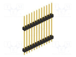 Connector: pin strips; pin header; male; PIN: 12; 2.54mm; THT; 1x12