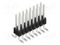 Connector: pin strips; pin header; male; PIN: 16; 1.27mm; SMT; 2x8