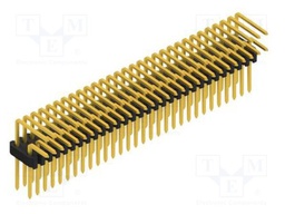Connector: pin strips; pin header; male; PIN: 60; 1.27mm; THT; 2x30