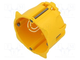 Enclosure: junction box; Ø: 67mm; Z: 50mm; plaster embedded; IP20