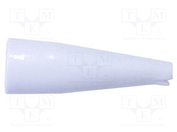 Insulator; 3kV; white; Mat: PVC; Application: BU-30; 30mm