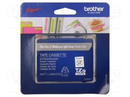 Tape; Width: 12mm; Colour: grey; Character colour: white; L: 5m