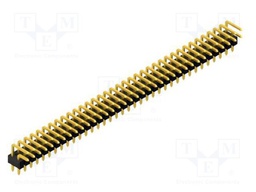 Connector: pin strips; pin header; male; PIN: 72; 2.54mm; THT; 2x36