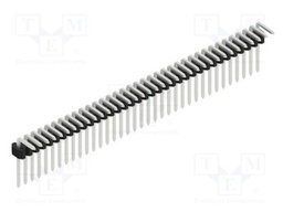Connector: pin strips; pin header; male; PIN: 36; 1.27mm; THT; 1x36