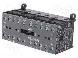 Contactor: 3-pole reversing; NO x3; Auxiliary contacts: NC; 20A