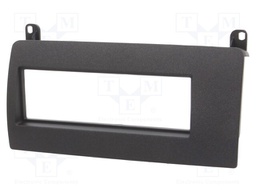 Radio mounting frame; Rover; 1 DIN; black