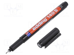 Marker: waterproof; black; 0.3mm; EDDING 140S
