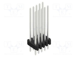 Connector: pin strips; pin header; male; PIN: 10; 1.27mm; THT; 2x5