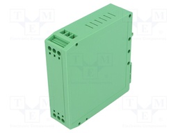 Enclosure: for DIN rail mounting; polyamide; A: 85.5mm; B: 79mm