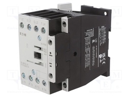 Contactor: 4-pole; NO x4; 24VDC; 18A; DIN,on panel; DILMP; -25÷40°C