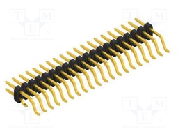 Connector: pin strips; pin header; male; PIN: 40; 2mm; SMT; 2x20