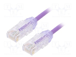 Patch cord; F/UTP,TX6A-28™; 6a; solid; Cu; LSZH; orange; Len: 1m